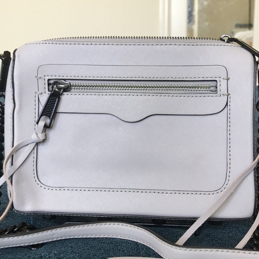 Rebecca Minkoff Avery in ICE (lilac) crossbody saffiano leather